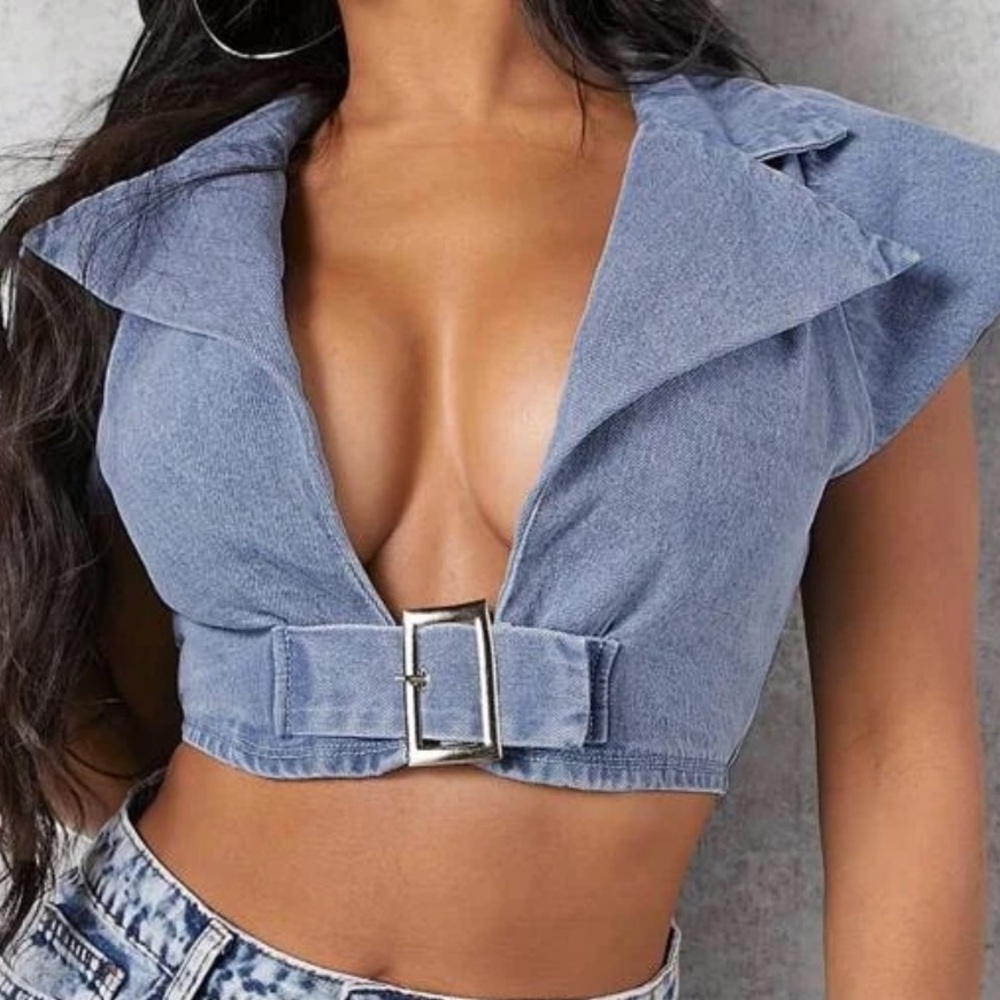 Denim Croppie
